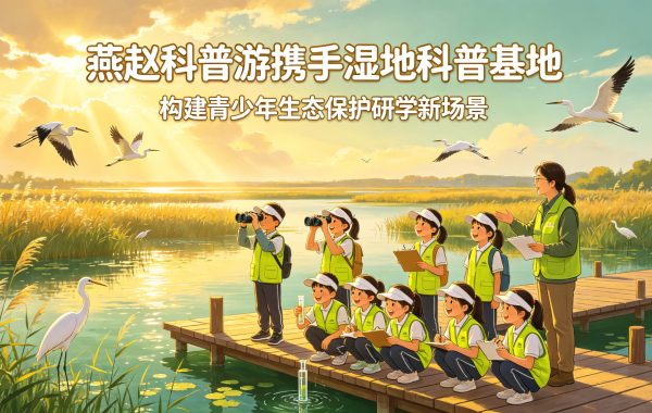 燕赵科普游携手湿地科普基地，构建青少年生态保护研学新场景