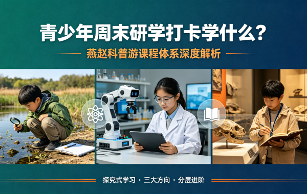 青少年周末研学打卡学什么？燕赵科普游课程体系深度解析
