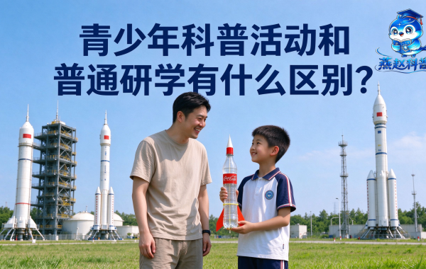 青少年科普活动和普通研学有什么区别？燕赵科普游解答