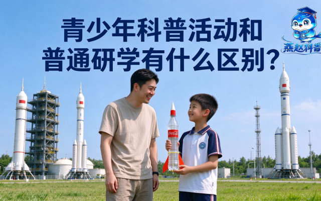 青少年科普活动和普通研学有什么区别？燕赵科普游解答